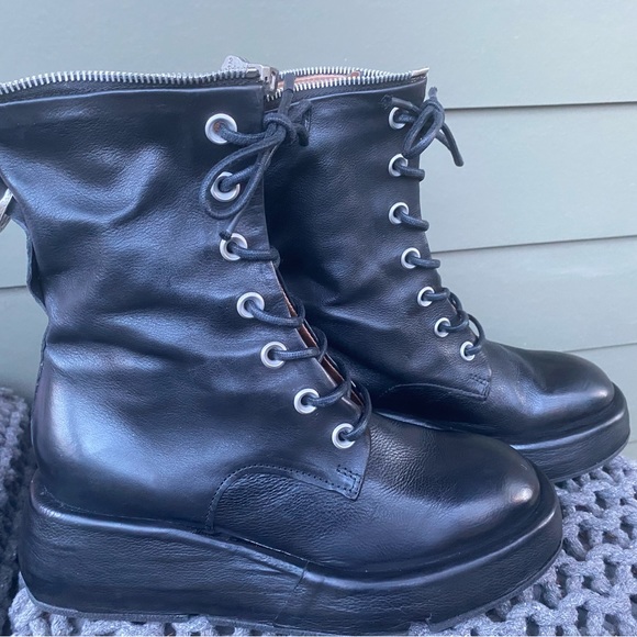 NEW AS98 37 6.5-7 NEW THIS SEASON FROM GERMANY NERO MID CALF CONVERTIBLE BOOT - Picture 8 of 11